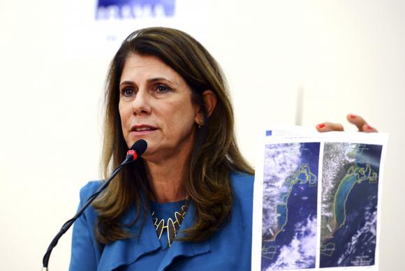 A presidente do-Ibama, Marilene Ramos fala sobre o desastre ecológico em Mariana/MG, cujas repercussões começam a ser percebidas em Abrolhos/BA (