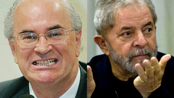 Roberto Texeira e Lula.