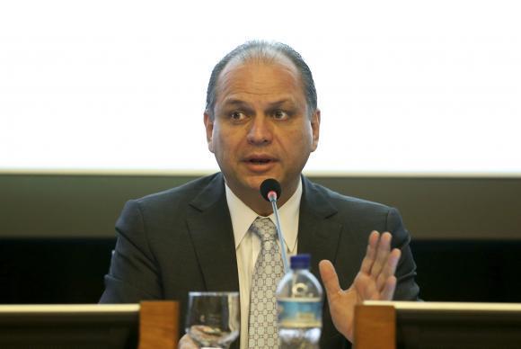 O ministro da Saúde, Ricardo Barros, participa de reunião da Comissão Gestora Tripartite