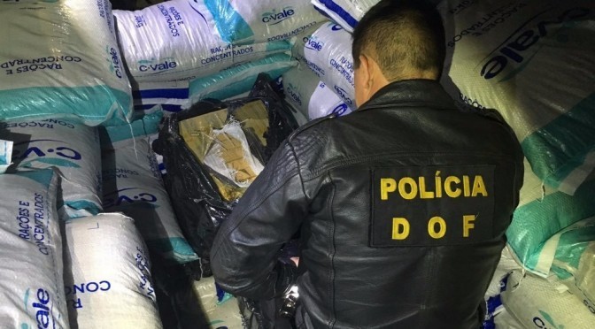 Apreensão de maconha feita pelo DOF