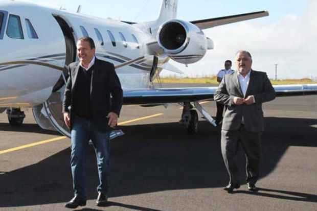 Eduardo campos duante a campanha presidencial