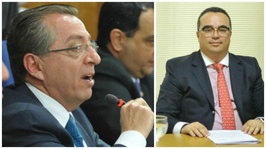O presidente da OAB-MS, Mansour Elias Karmouche, e o advogado Danny Fabrício, que entrou com ação para suspender eleição.