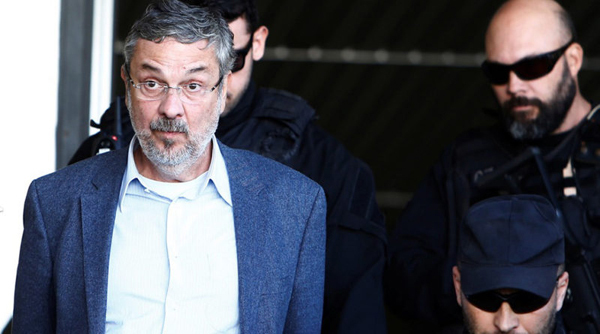 Antônio Palocci, preso pela Polícia Federal há poucos dias