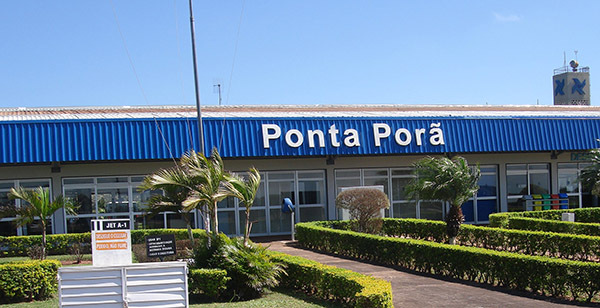 Entrada do Aeroporto de Ponta Porã