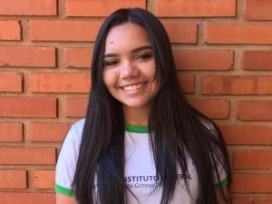 Annie foi selecionada para intercâmbio em parceria com o Rotary