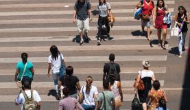 Faixa de pedestre no Distrito Federal completa 20 anos (Marcello Casal Jr/Arquivo Agência Brasil)
