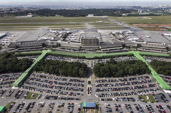 Aeroporto de Guarulhos, em São Paulo