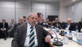 O ex-presidente Luiz Inácio Lula da Silva presta depoimento ao juiz Sérgio Moro