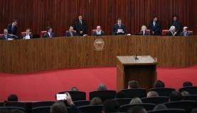 Brasília - O Tribunal Superior Eleitoral (TSE) retoma o julgamento da ação em que o PSDB pede a cassação da chapa Dilma-Temer, vencedora das eleições presidenciais de 2014 (Fabio Rodrigues Pozzebom/Agê