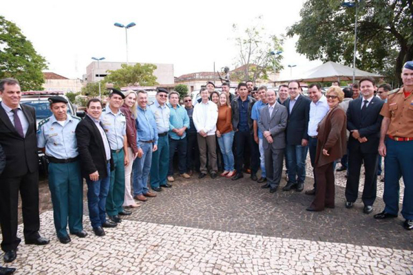 Aquidauana recebeu 12 novas viaturas para as polícias Militar, Civil e Corpo de Bombeiros