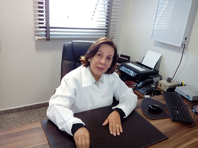 Angela Maria Dias de Queiroz – Presidente da Sociedade Brasileira de Pneumologia em MS