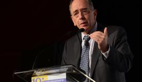 São Paulo - Presidente da Petrobrás, Pedro Parente, participa do encerramento do 19 Encontro Nacional de Investidores, na sede da Fecomércio (Rovena Rosa/Agência Brasil)