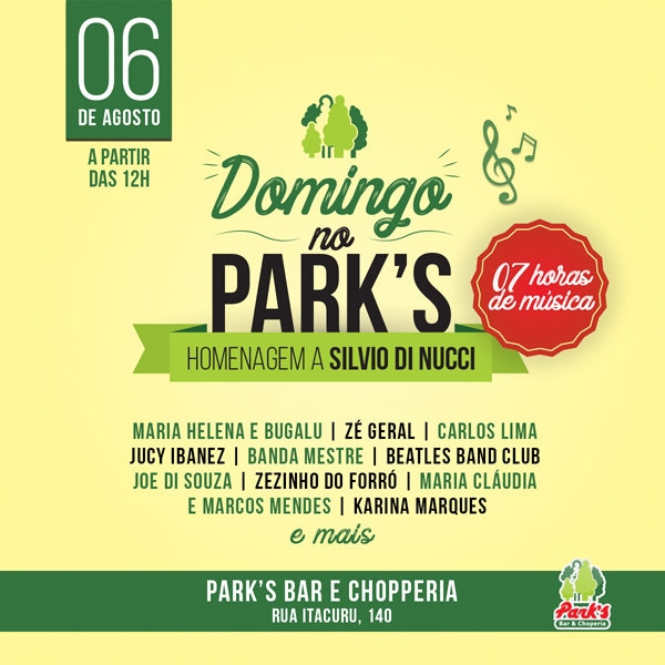 Estão confirmados nomes como Maria Helena e Bugalu, Zé Geral, Carlos Lima, JucyIbanez, Banda Mestre, Beatles Band Club, Joe di Souza e Zezinho do Forró