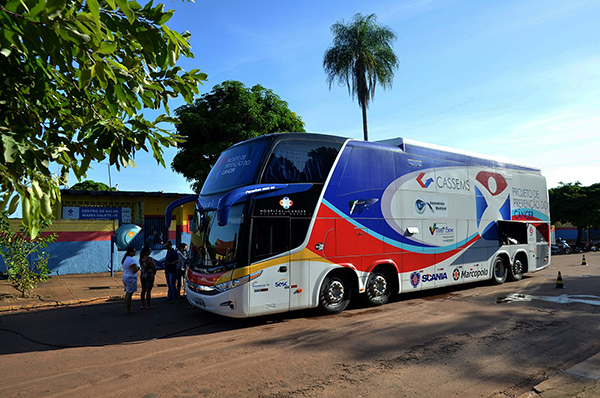 O município de Bodoquena, distante 251 km da Capital, recebe atendimento com o programa de prevenção “Ônibus da Saúde”, no próximo sábado (02).