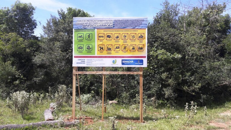 O trabalho de sinalização e conscientização na região engloba uma das atuações do Programa Manancial Vivo, que desenvolve ações na região objetivando a restauração do potencial hídrico e do controle da poluição difusa no meio rural