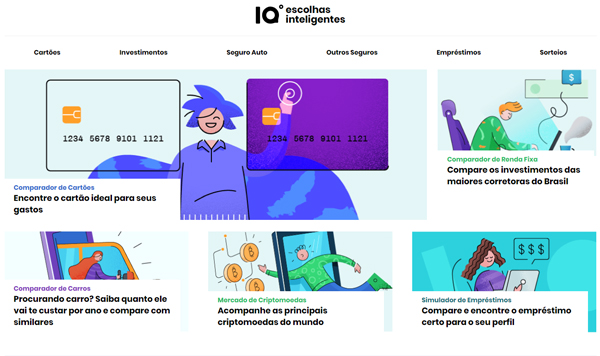Além das informações sobre o automóvel pesquisado, o Comparador de Carros sugere automaticamente duas opções adicionais de automóveis na mesma categoria e faixa de preço