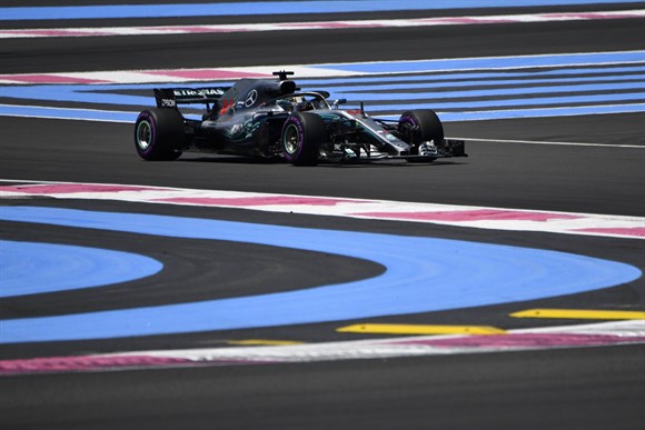 Lewis Hamilton foi o mais rápido do treino livre que marcou o retorno da F1 a Paul Ricard