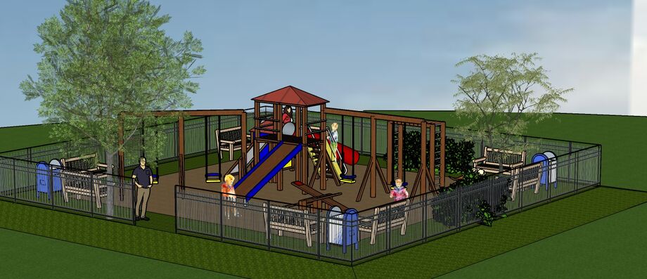 Serão construídos três tipos de playgrounds de acordo com a área disponível em cada praça
