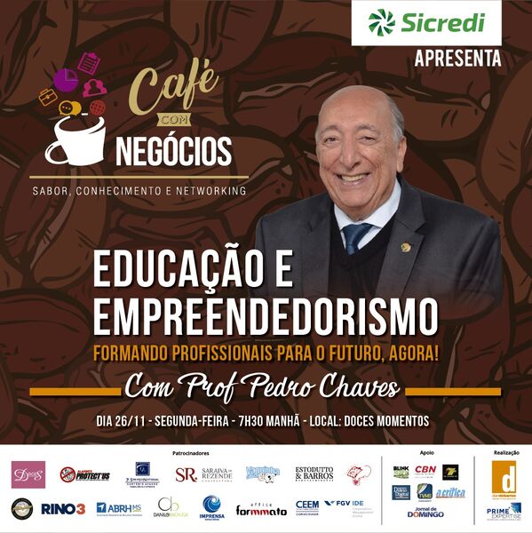 Pedro Chaves foi reitor da UNIDERP- Universidade para Desenvolvimento do Estado e da Regia?o do Pantanal