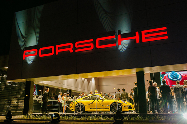 A nova sede da Porsche no Brasil