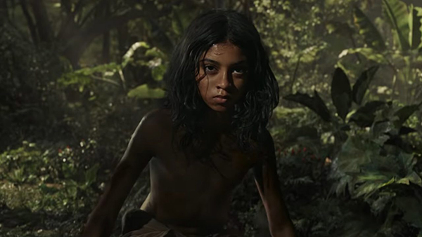 Andy Serkis em cena com Mogli