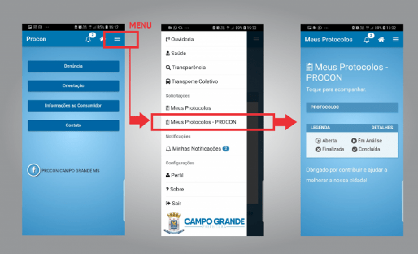 O cidadão que não possui acesso à internet, também pode registrar suas solicitações de serviço diretamente no órgão, na Avenida Afonso pena, 3.128, Centro.