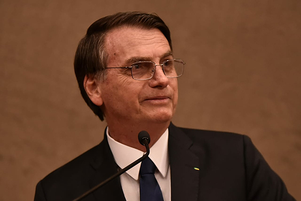 O presidento eleito, Jair Bolsonaro