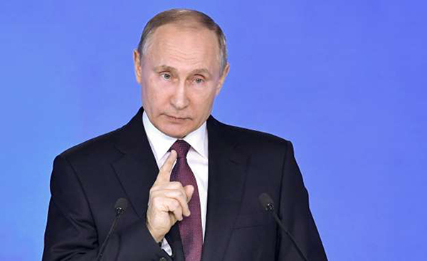 O presidente da Rússia, Vladimir Putin