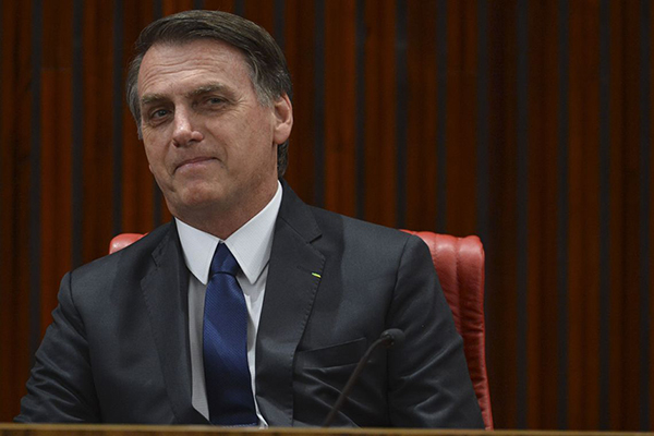 O presidente eleito, Jair Bolsonaro