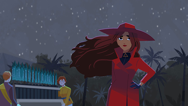 A nova versão do desenho Carmen Sandiego, que fez sucesso no Brasil durante a década de 1990, e estará disponível a partir do próximo dia 18