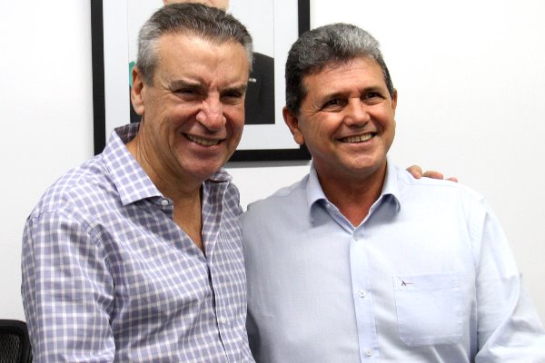 Paulo Corrêa recebeu João Rocha na sala da Presidência