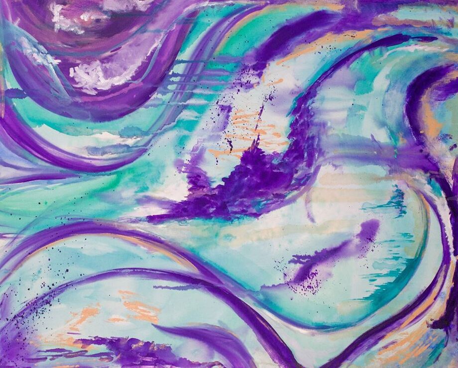 “Catarse é um convite para o sentir e se transmutar no movimento das cores e na energia das obras, oferecendo uma viagem livre e sem destino certo”, conta a artista Márcia Albuquerque