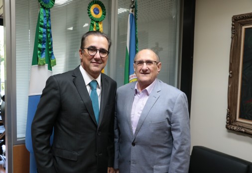 O ministro Admar Gonzaga Neto e o desembargador Paschoal Carmello Leandro
