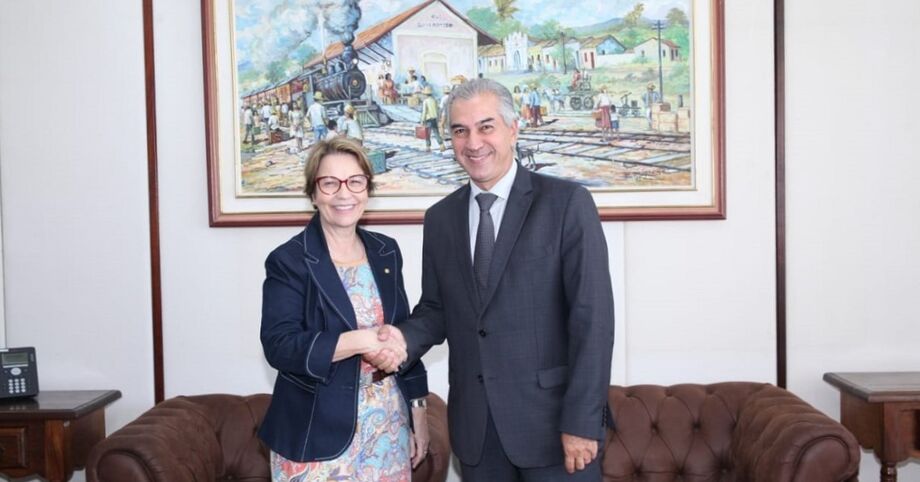 Ministra Tereza Cristina e Reinaldo Azambuja abrem Expogrande.