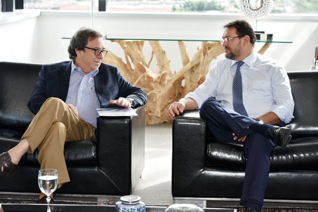 Presidentes do TCE/MS (esquerda) e da Fiems (direita)