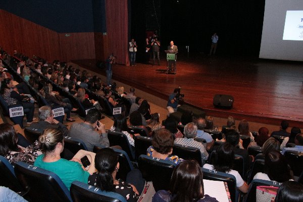 Evento foi realizado no Centro de Convenções e dois auditórios do local ficaram lotados