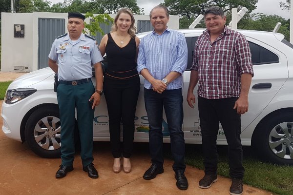 Automóvel foi adquirido com emenda parlamentar de sua autoria