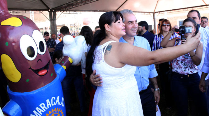 Governador participa da abertura da Festa da Linguiça