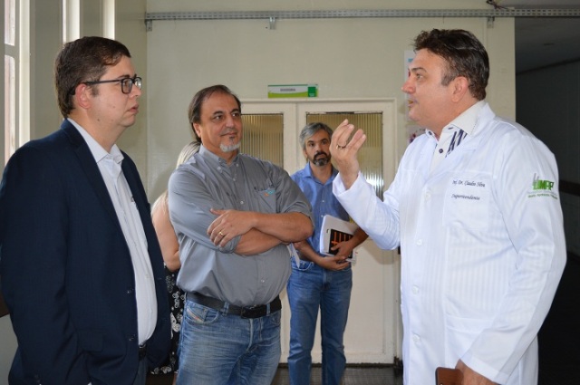 Representantes da Energisa estiveram no Hospital