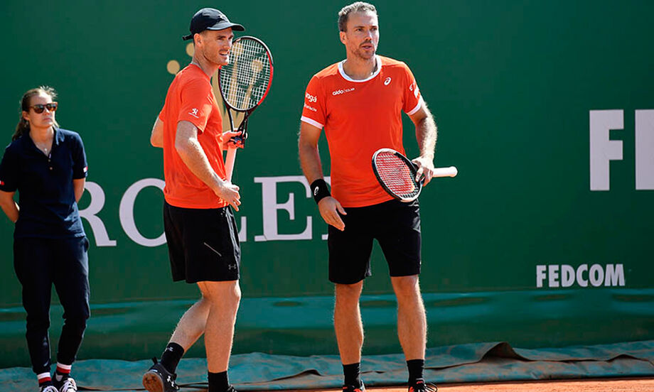 Cabeças de chave número 2 desta disputa da importante competição realizada em quadras de saibro na capital italiana, eles foram derrotados pelo francês Jeremy Chardy e o belga David Goffin por 2 sets a 0, com duplo 6/4, em 1h16min