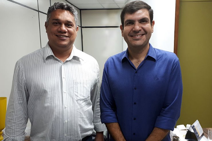Vereador Marquinhos Lino e deputado Jamilson Name