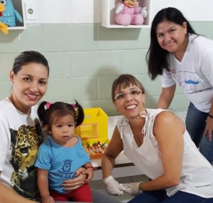 Alunos de EMEI no CEINF participaram de atividade do PSE.