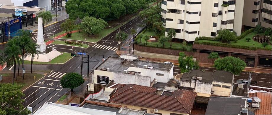 Região da Capital amanheceu com chuva