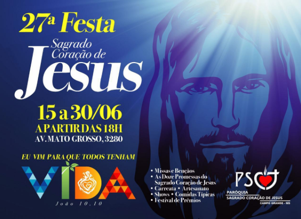 A devoção ao Sagrado Coração de Jesus é feita todas as primeiras sextas-feiras de cada mês, é a oportunidade da reflexão do que cada ser humano procura e a razão verdadeira dos seus propósitos
