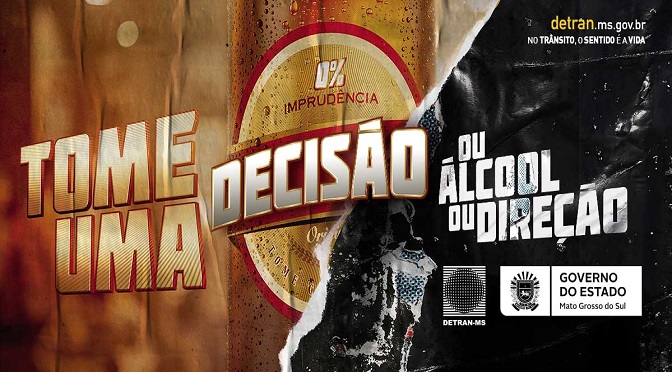 No rótulo das garrafas e copos, Decisão! Indicando que essa é a melhor coisa a se tomar.