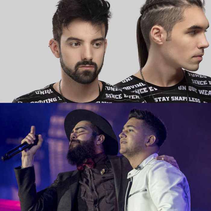 Os irmãos Henrique & Juliano, e Edson e Rômulo, do Shapeless, se apresentarem em um super show em Campo Grande