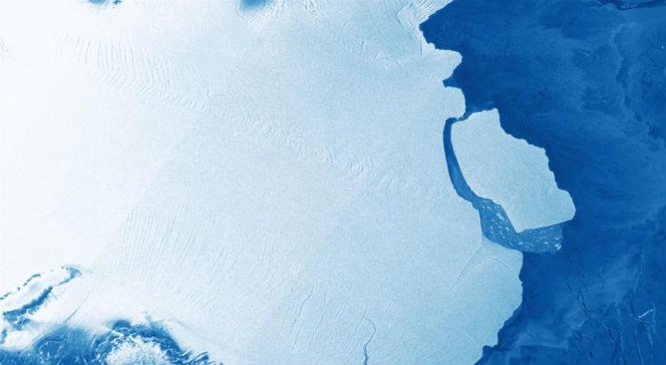 O ganho de massa vem da neve que cai no continente e das geleiras que se movem lentamente em direção à costa