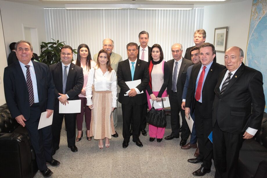 A bancada federal de Mato Grosso do Sul, sob a coordenação do senador Nelsinho Trad (PSD) e com a presença do governador Reinaldo Azambuja (PSDB), se reuniu nesta terça-feira no Senado Federal