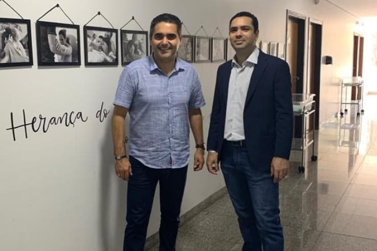 O Deputado Estadual Herculano Borges, acompanhado do vereador Sérgio Nogueira, visitou as instalações do Hospital Evangélico de Dourados