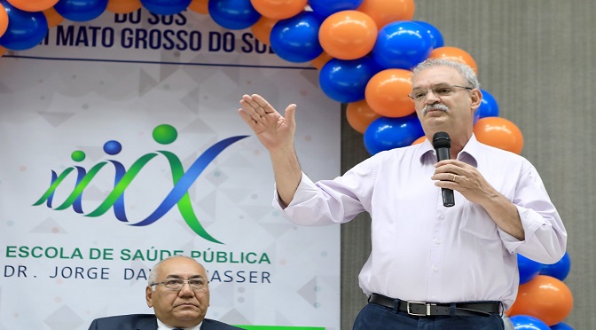 O secretário de Estado de Saúde, Geraldo Resende